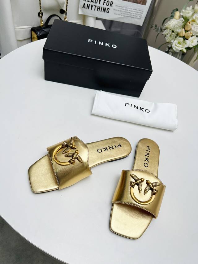 Pinko 新款 面料 牛皮 内里 羊皮，码数 35-42